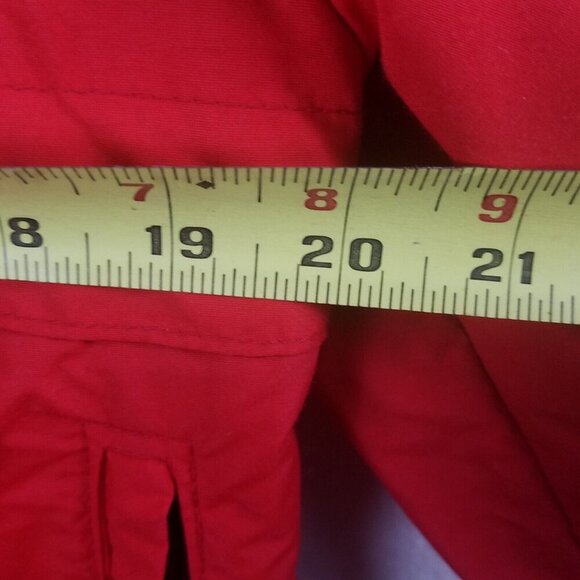 Jacket outerwear Wyoming woolens women's 8 red black woolen lining pocketed - Picture 15 of 15